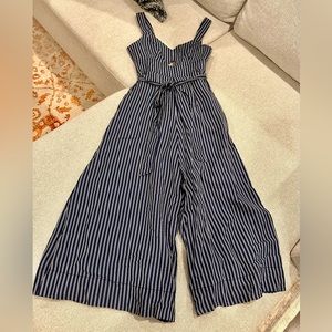 Anthropologie petite wide leg jumpsuit